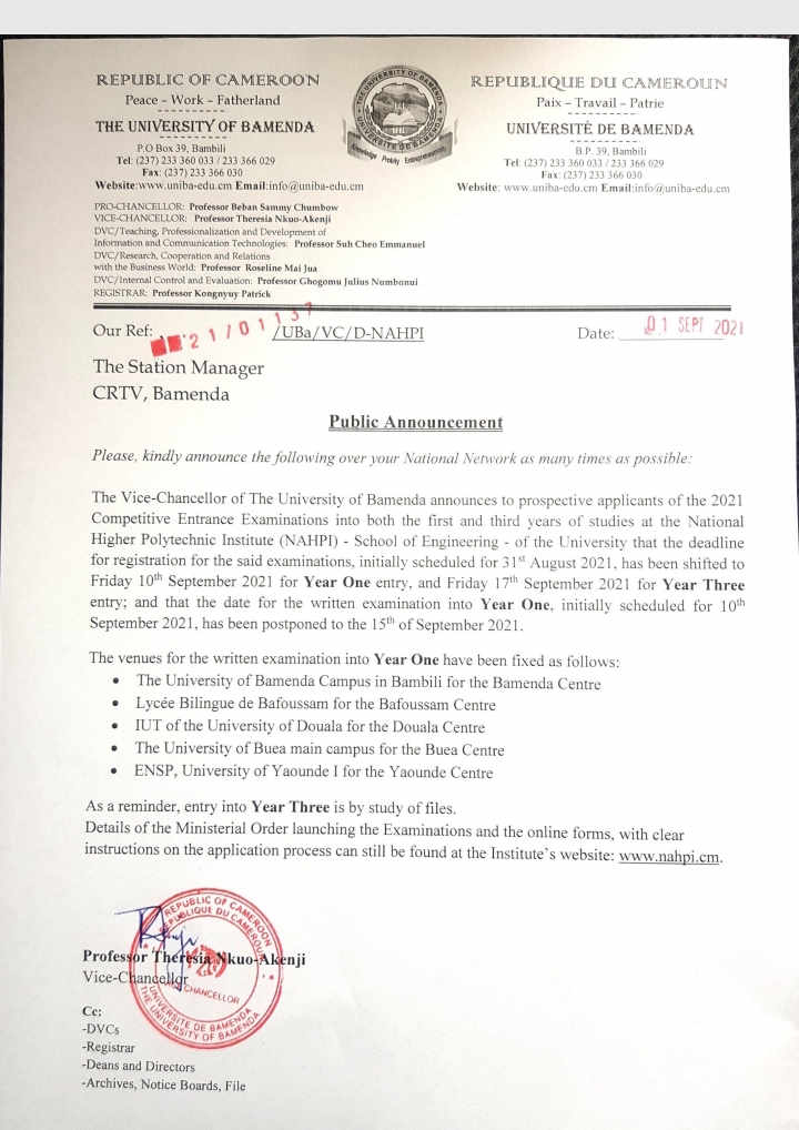 Competitive Entrance 2021: Examination date and Latest Registration date shifted!!!!!